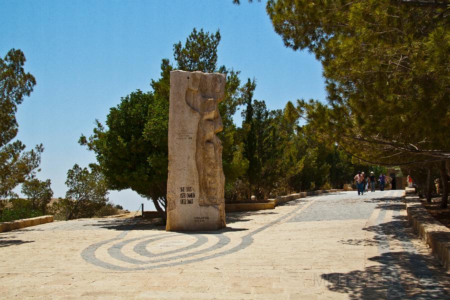 IMG_6742 copy.jpg - Mt Nebo memorial from pope JP2 visit